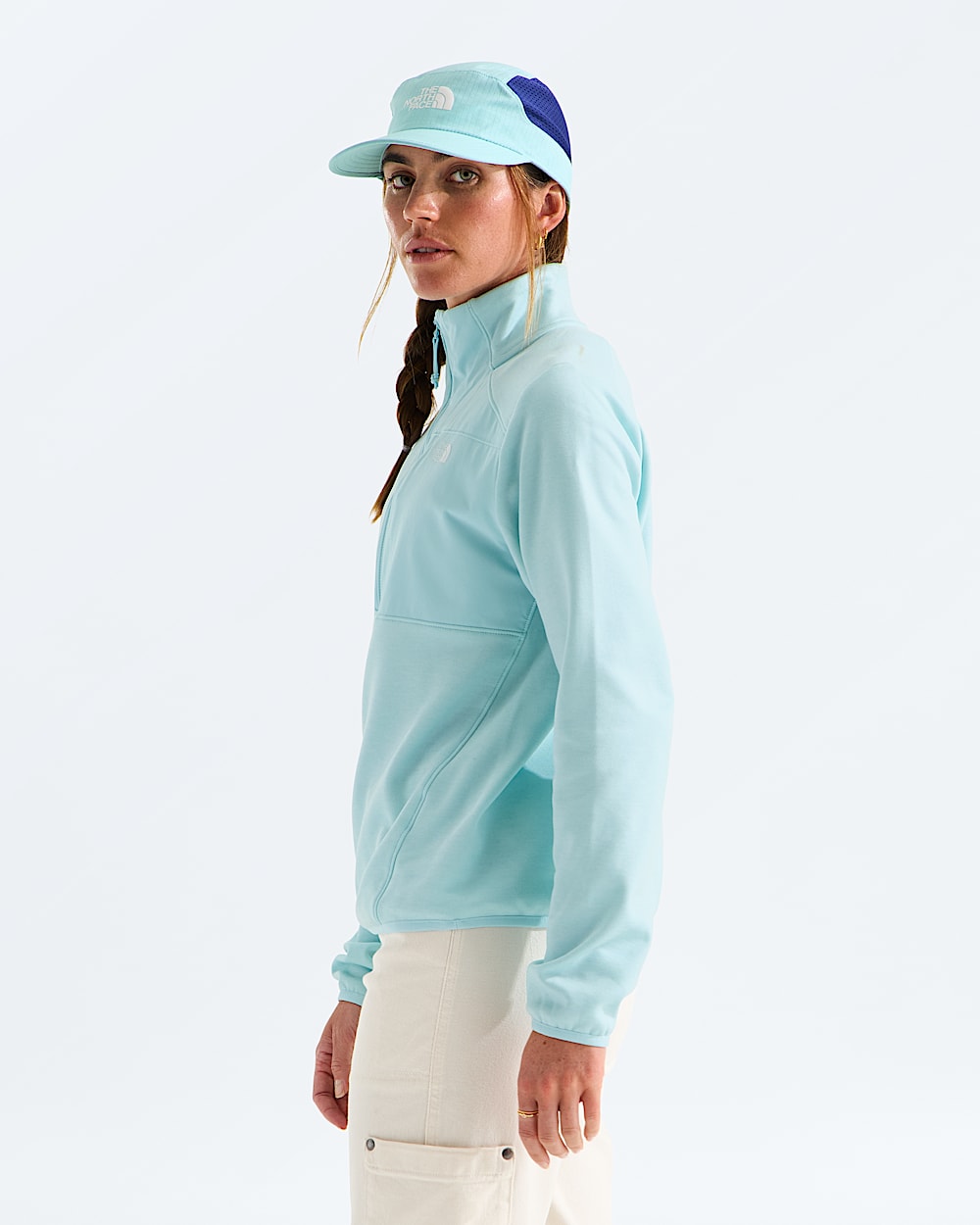Haut en molleton TNF Performance  demiglissire pour femmes TNF MODEL34