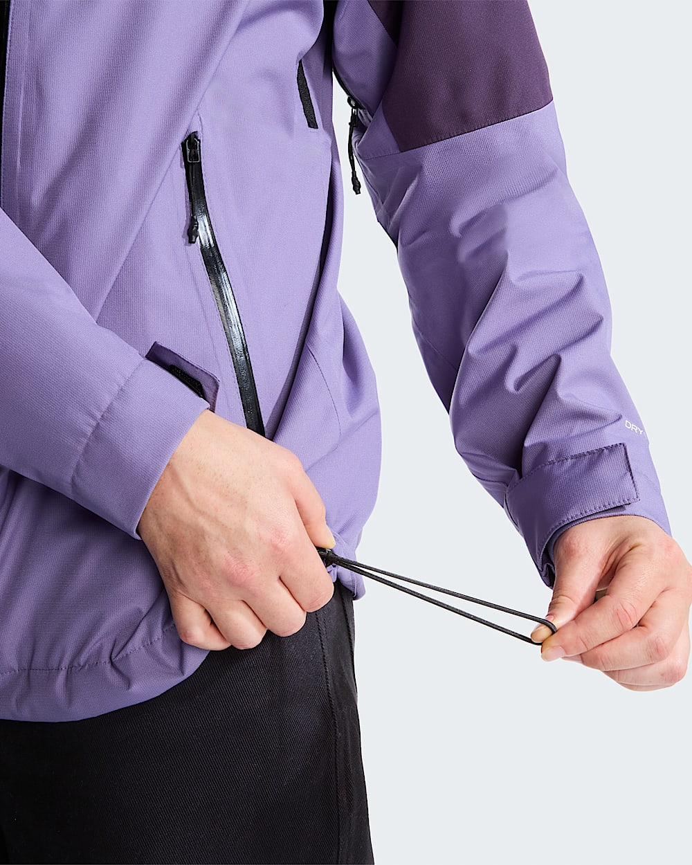 Womens DRYVENT ZipIn Jacket TNF DETAIL1