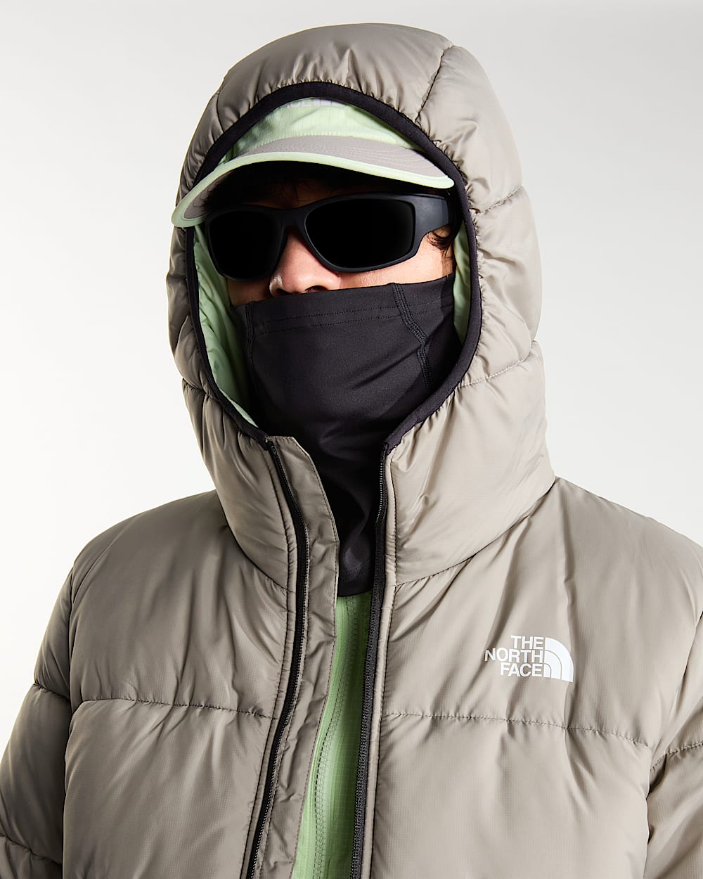 Mens NSE Hooded Mask Jacket TNF ALT1