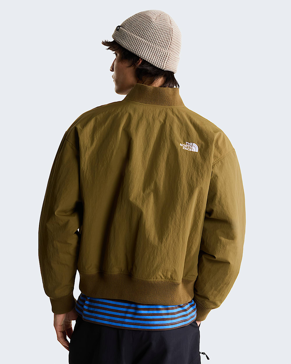 Mens TNF Energy Bomber Jacket TNF BACK
