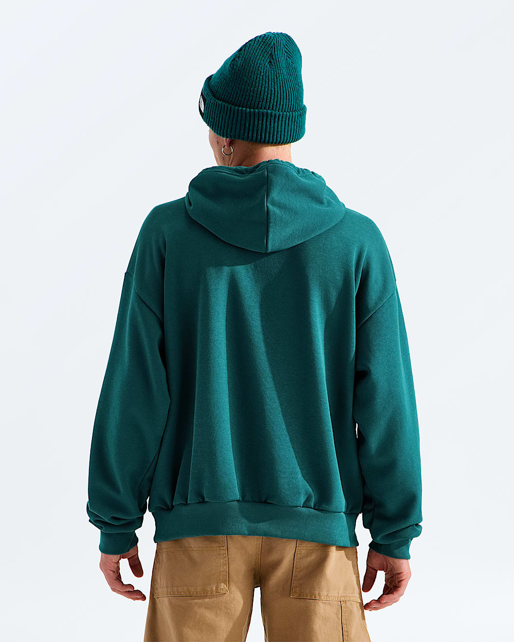 Mens Evolution Simple Dome Oversize Hoodie TNF BACK