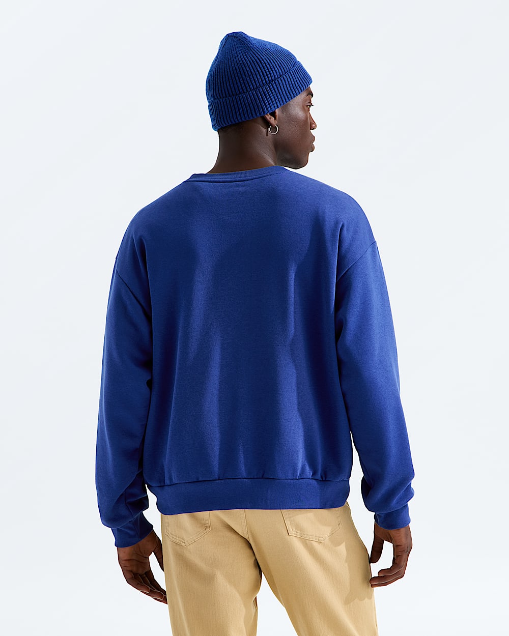 Mens Evolution Simple Dome Oversize Crew TNF BACK