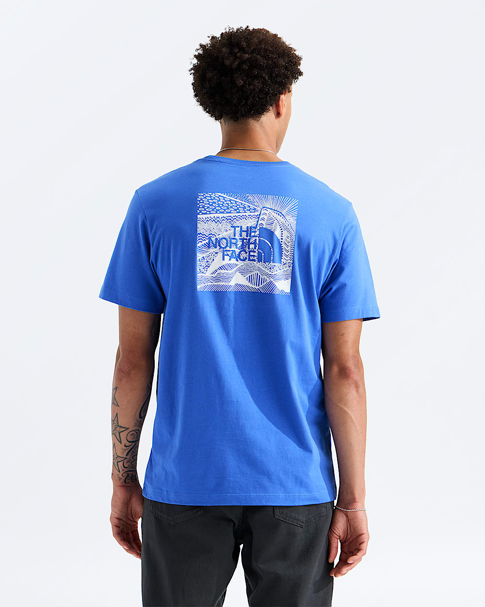 Mens Box NSE Celebration Regular ShortSleeve Tee TNF Main