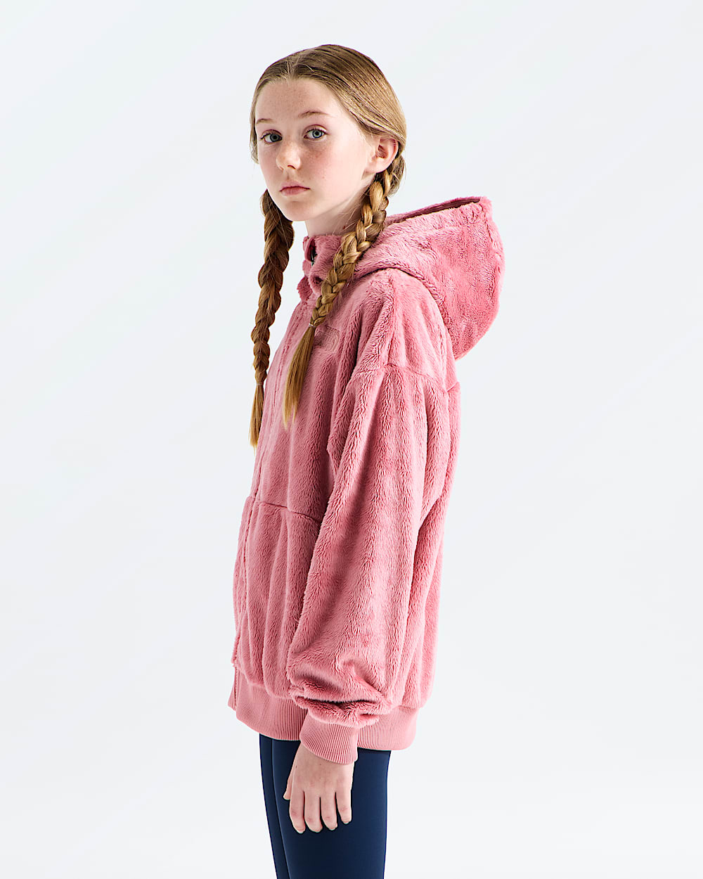 Chandail  capuche Osito avec fermeture clair intgrale pour filles TNF MODEL34