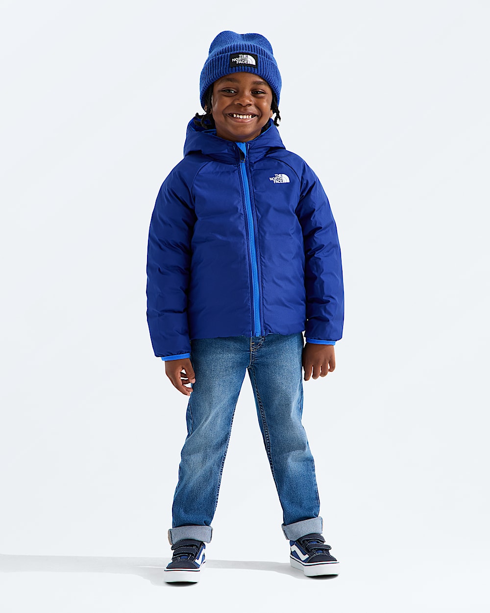 Kids Reversible Perrito Hooded Jacket TNF HEROREV