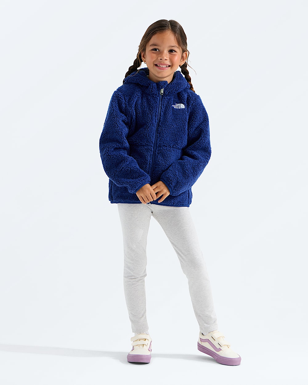 Chandail  capuche Campshire avec fermeture clair pour enfants TNF HERO3
