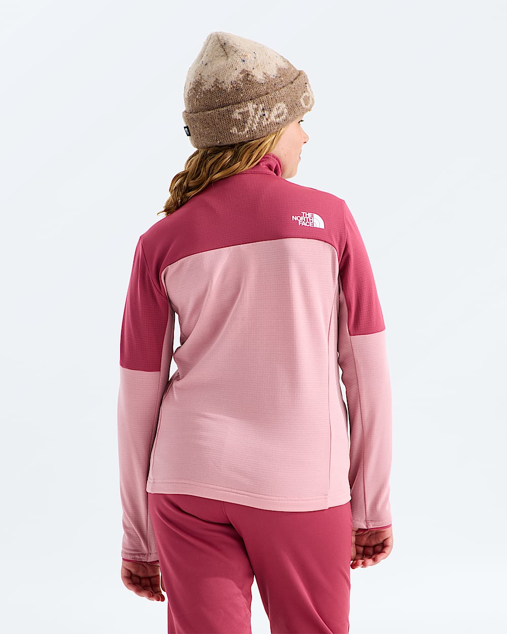 Couche intermdiaire Hike  fermeture  glissire pour garons et filles TNF BACK