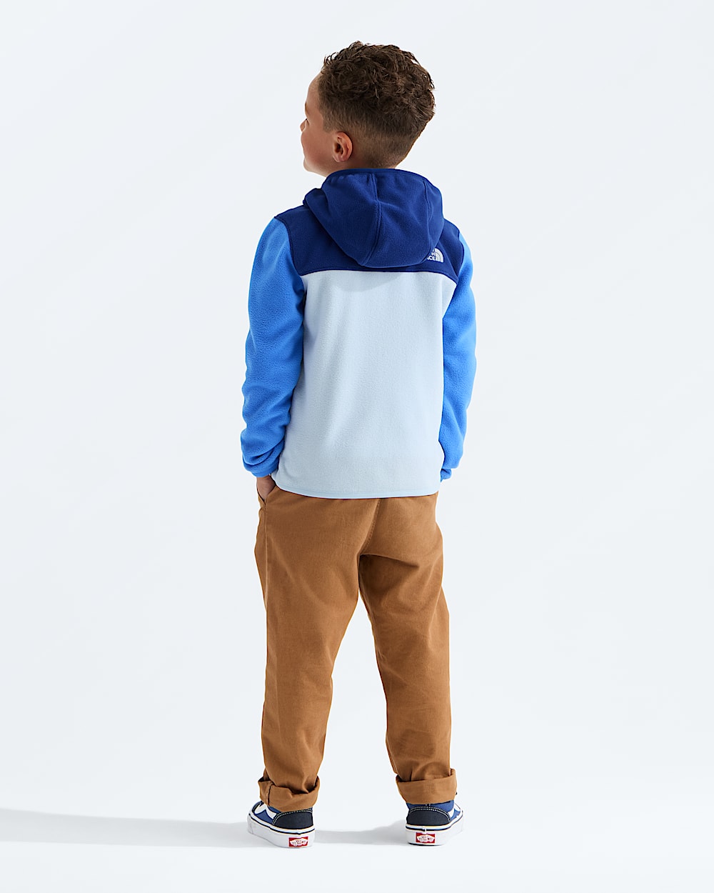 Chandail  capuchon Glacier  fermeture  glissire pleine longueur pour enfants TNF BACK