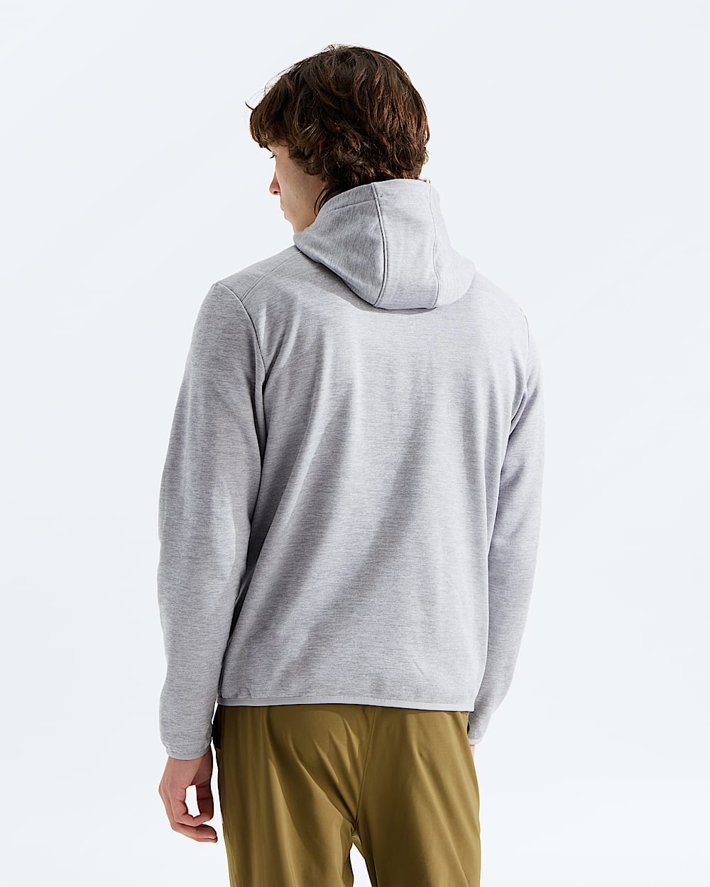Mens TNF Performance Fleece FullZip Hoodie TNF BACK