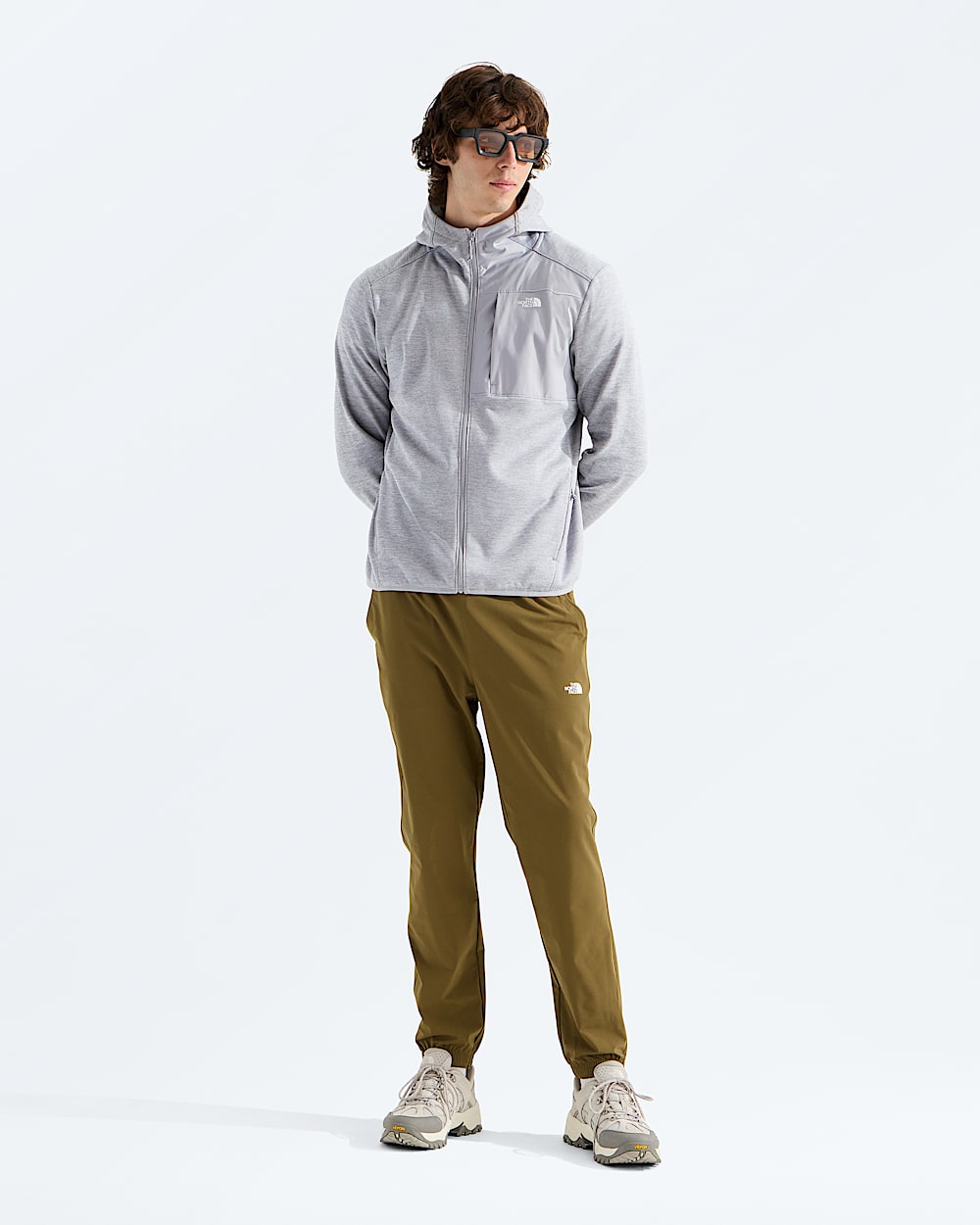 Mens TNF Performance Fleece FullZip Hoodie TNF HERO2