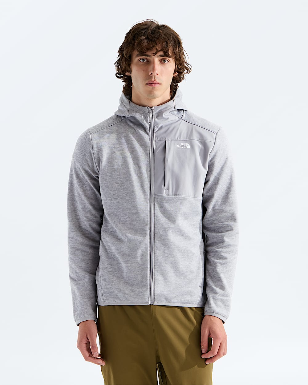 Mens TNF Performance Fleece FullZip Hoodie TNF Main