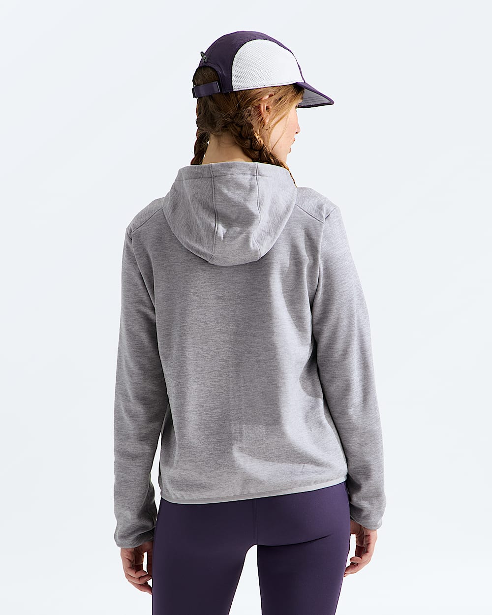 Womens TNF Performance Fleece FullZip Hoodie TNF BACK