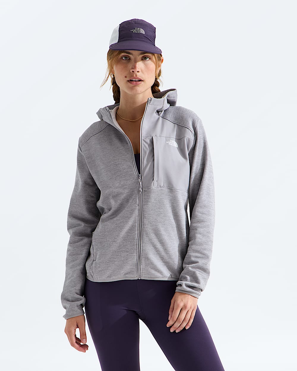 Womens TNF Performance Fleece FullZip Hoodie TNF Main