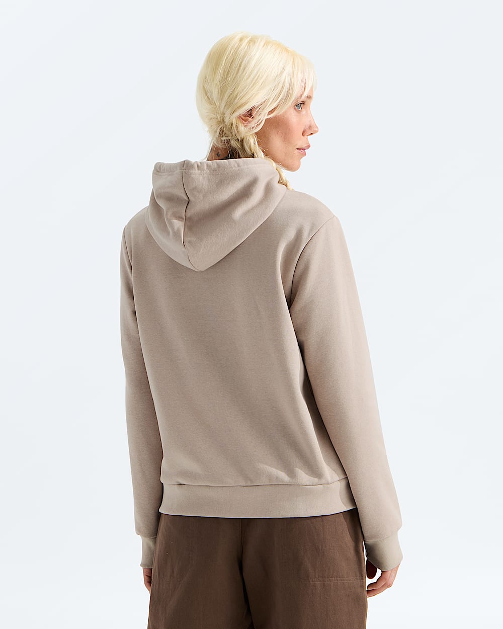 Womens Evolution Simple Dome Regular Hoodie TNF BACK
