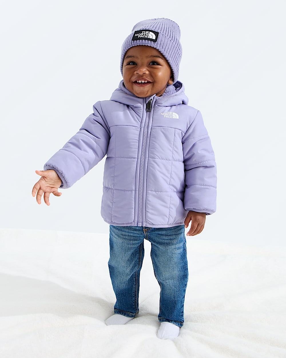 THE NORTH FACE ベビー ダウン Baby Girls' Reversible Shasta Full-Zip Hooded Jacket | The North Face