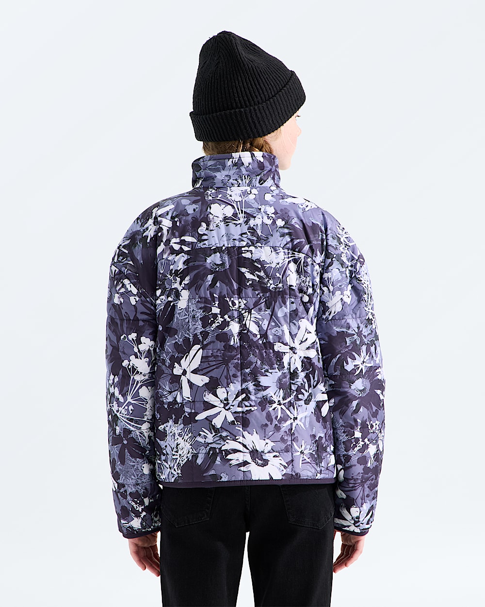 Manteau Shasta rversible et imprim  glissire pleine longueur pour filles TNF BACK