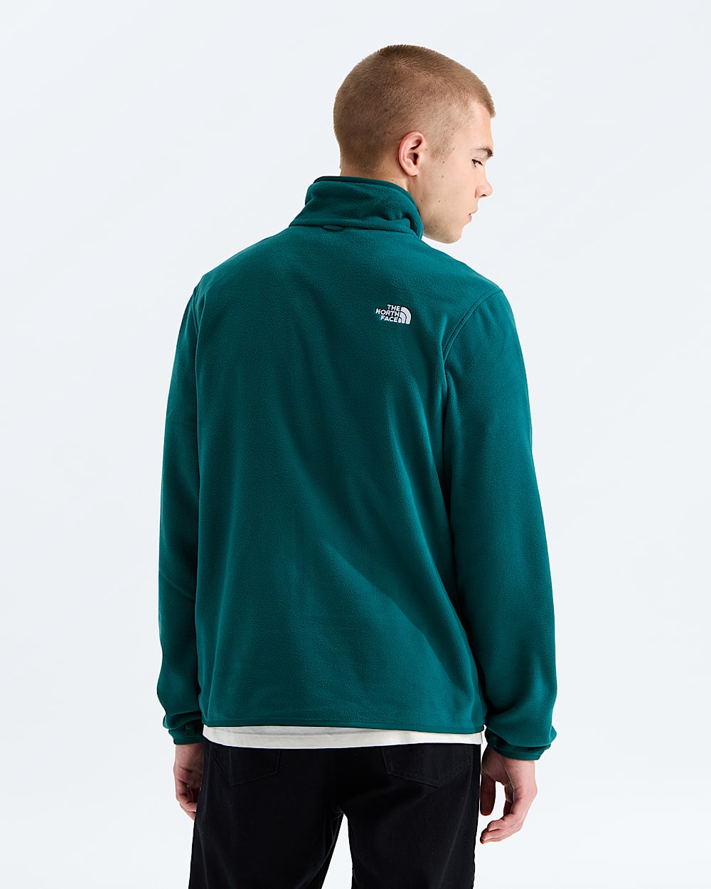 Mens Glacier Fleece Jacket TNF BACK