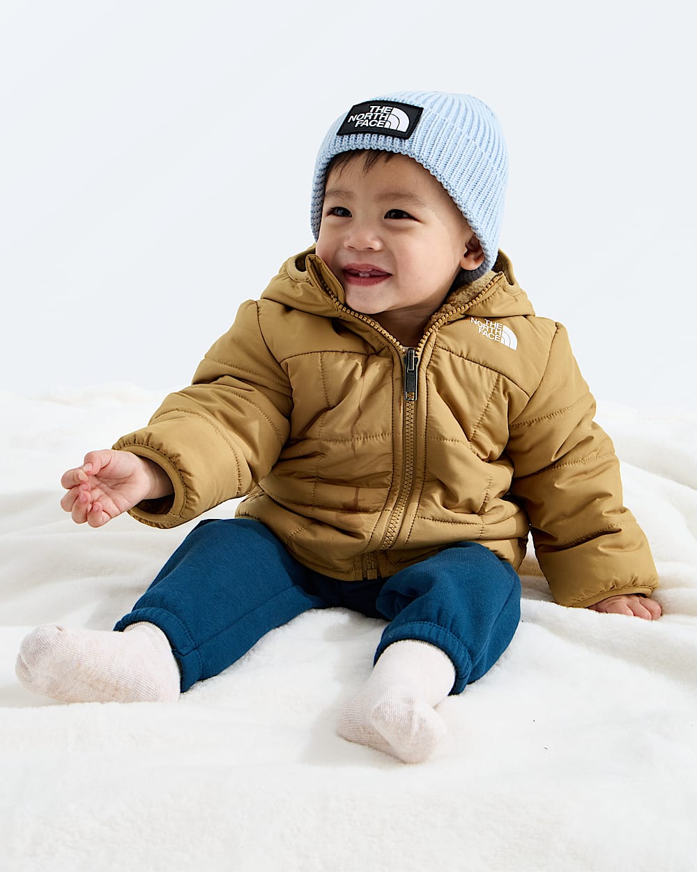 Baby Boys Reversible Shasta FullZip Hooded Jacket TNF Main