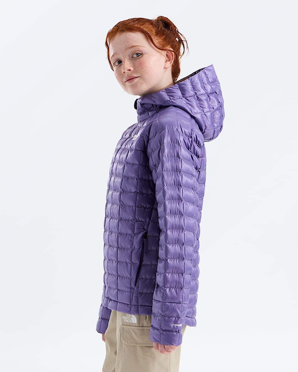 Boys  Girls THERMOBALL Hooded Jacket TNF MODEL34