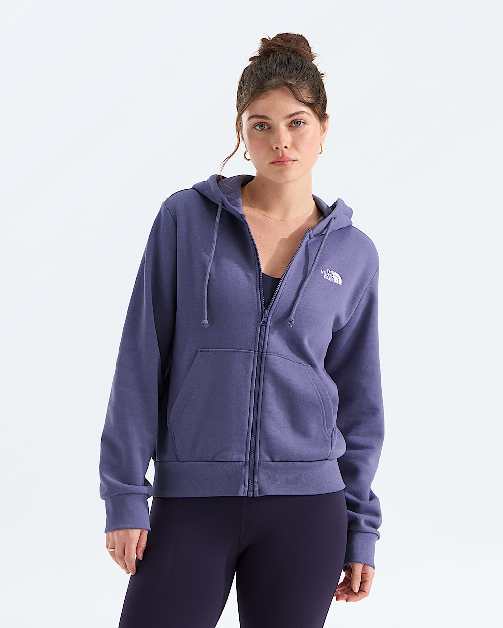 Womens Evolution Simple Dome Regular FullZip Hoodie TNF Main