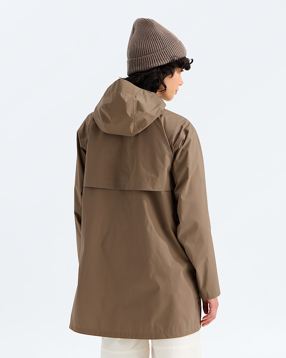 Womens Voyage Rain 3L Hooded Parka TNF BACK