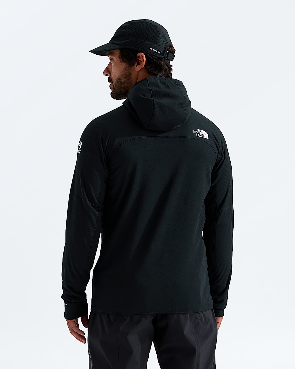 Mens Summit FUTUREFLEECE Full Zip Hoodie TNF BACK