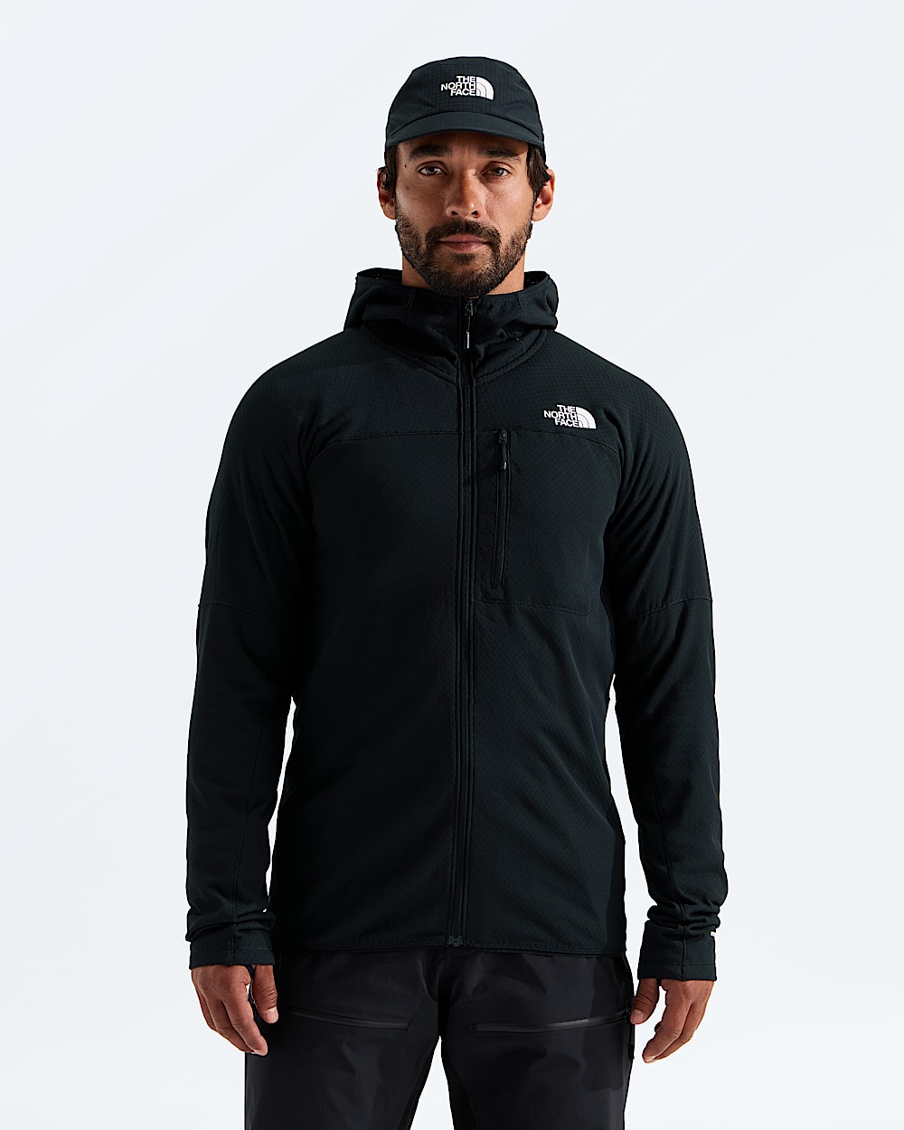 Mens Summit FUTUREFLEECE Full Zip Hoodie TNF Main