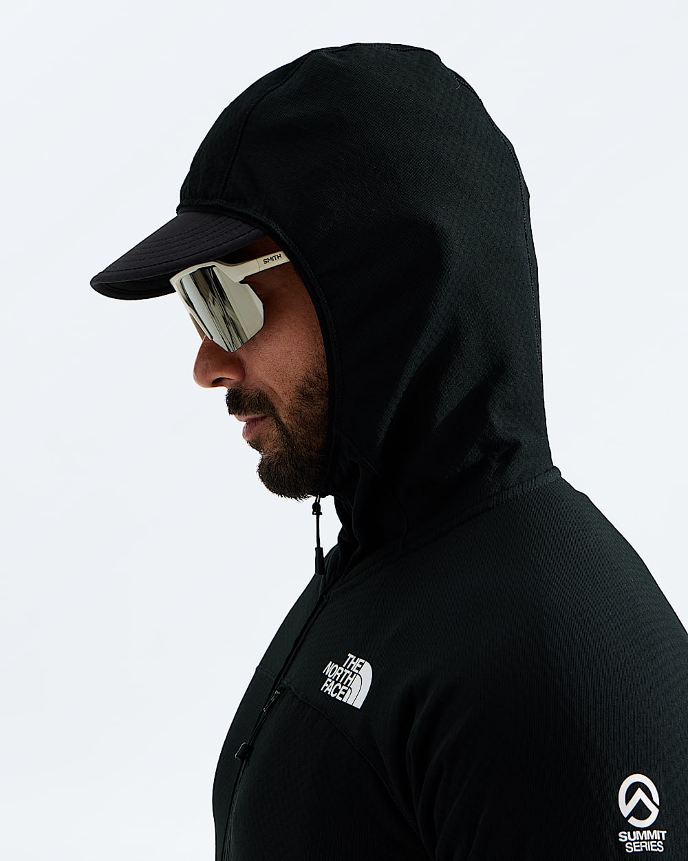 Mens Summit FUTUREFLEECE Full Zip Hoodie TNF MODELHOOD2