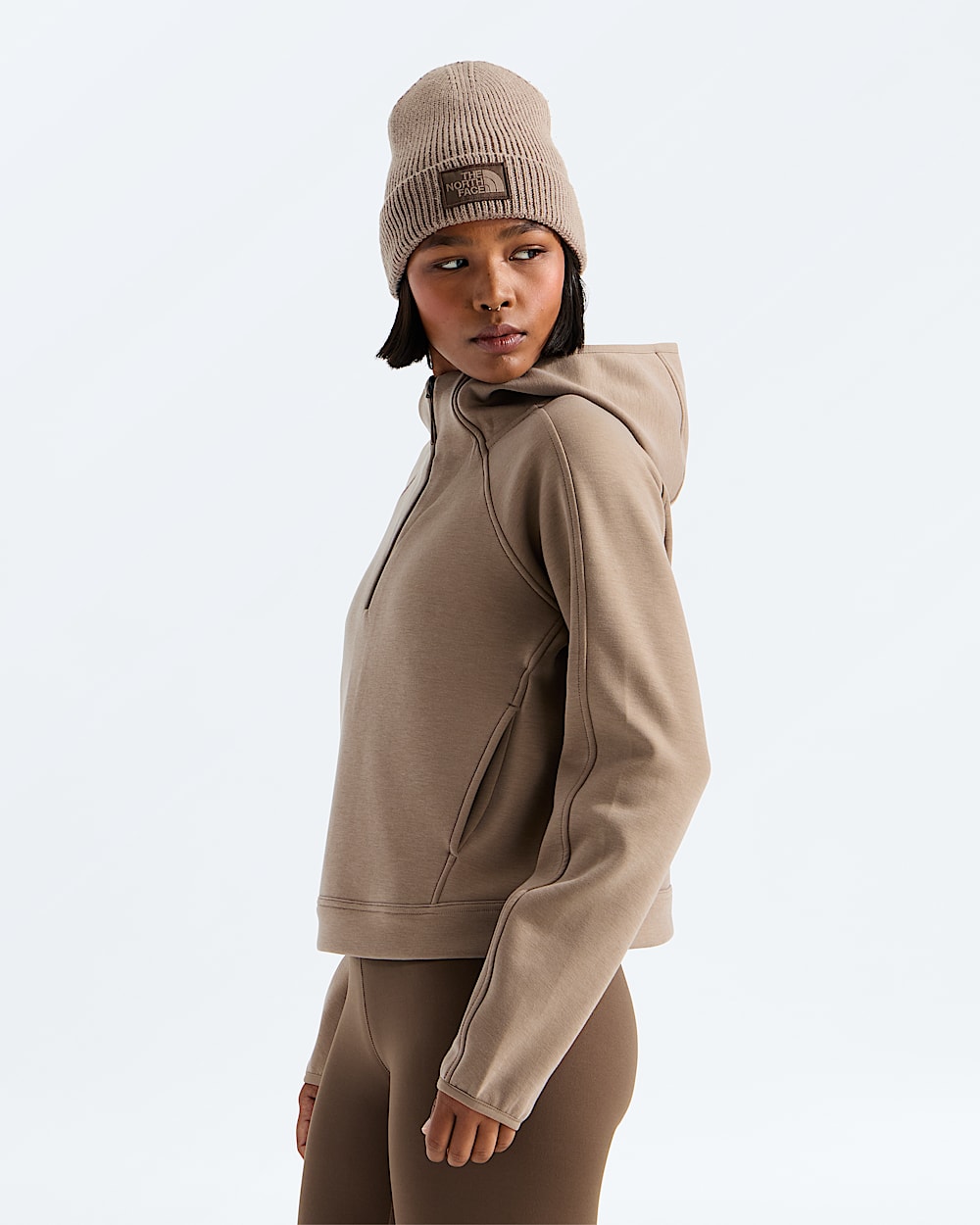 Womens Jaida Zip Hoodie TNF MODEL34