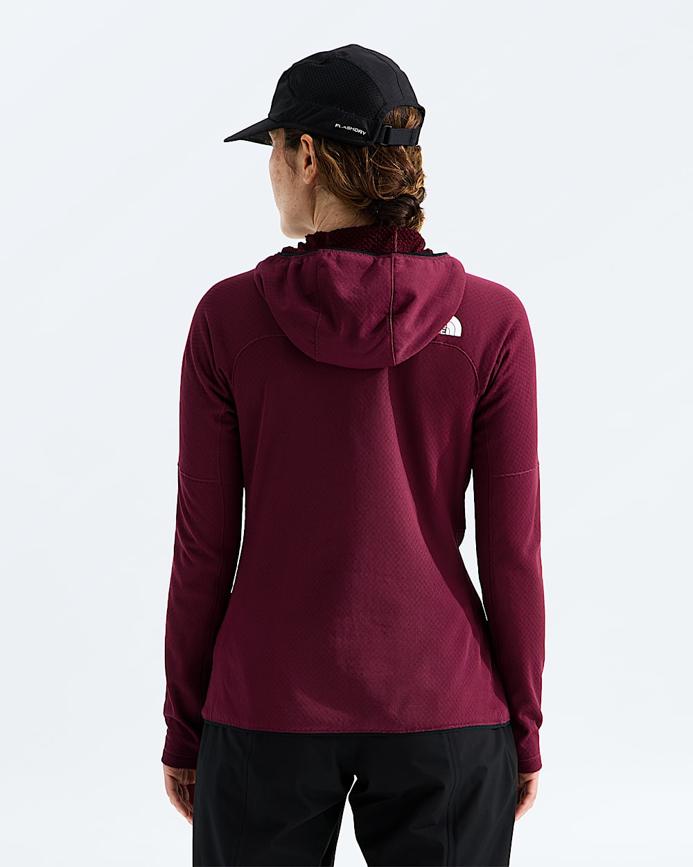 Womens Summit Series FUTUREFLEECE FullZip Hoodie TNF BACK