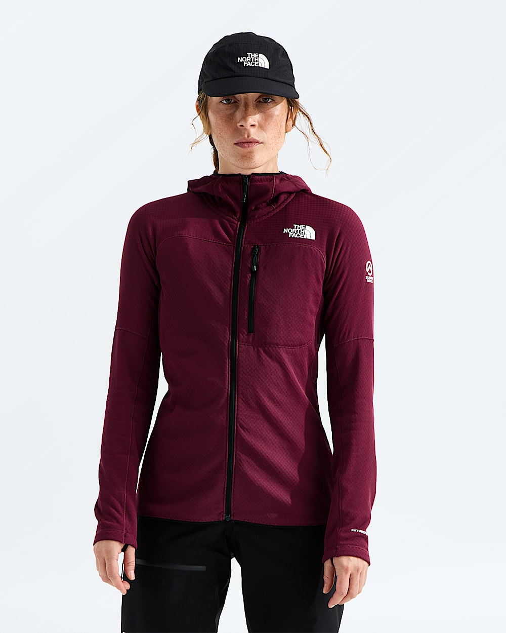 Womens Summit Series FUTUREFLEECE FullZip Hoodie TNF Main