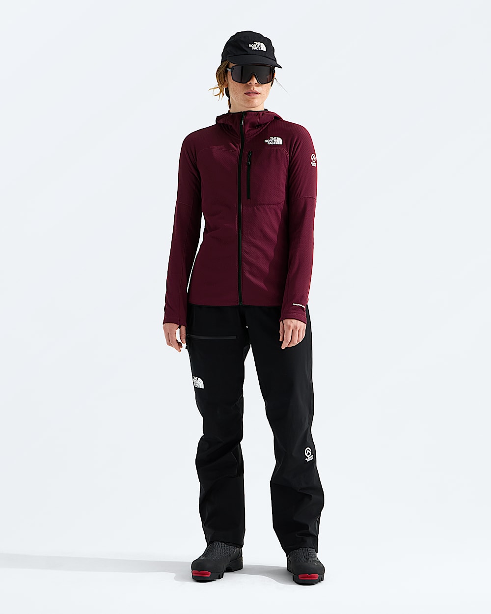 Womens Summit Series FUTUREFLEECE FullZip Hoodie TNF HERO2