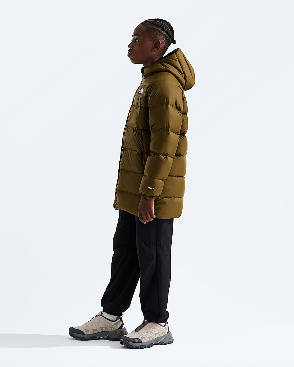 Boys  Girls Hydrenalite Down Hooded Parka TNF MODEL34
