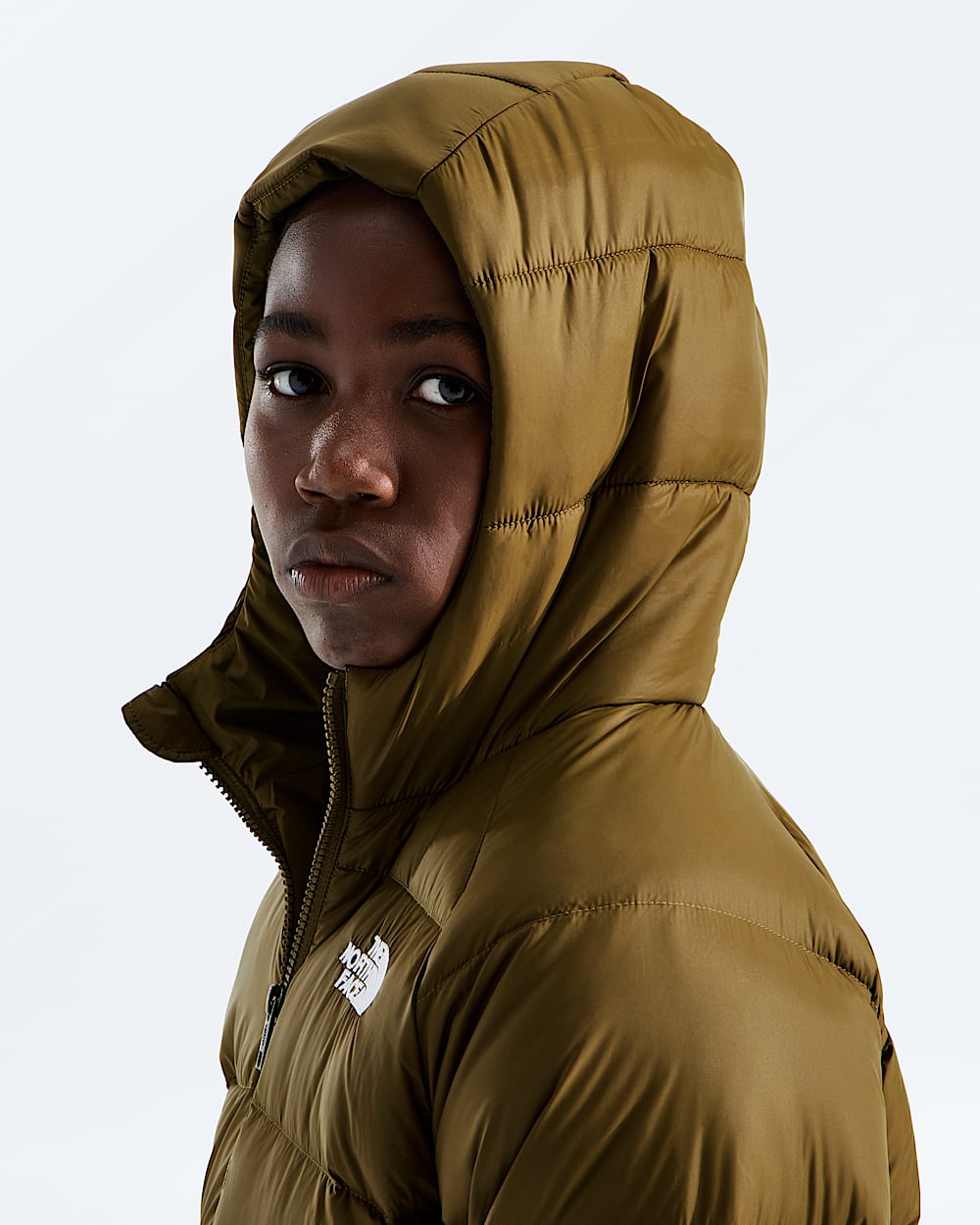 Boys  Girls Hydrenalite Down Hooded Parka TNF MODELHOOD2