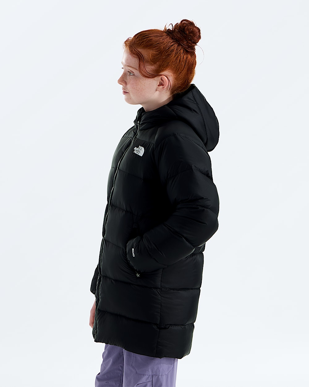 Boys  Girls Hydrenalite Down Hooded Parka TNF MODEL34