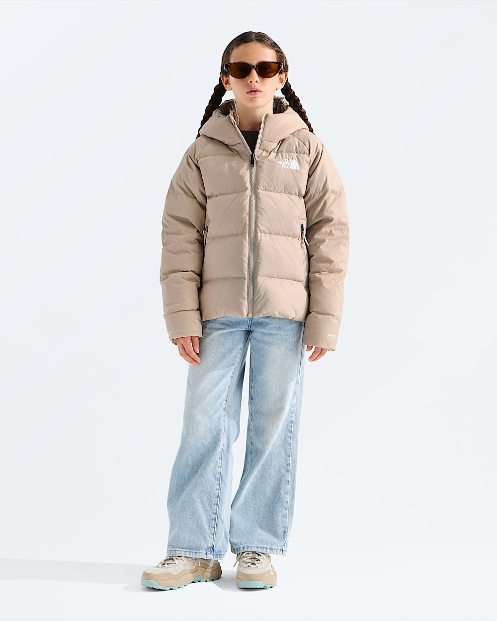 Manteau  capuchon en duvet Hydrenalite pour filles TNF HERO2