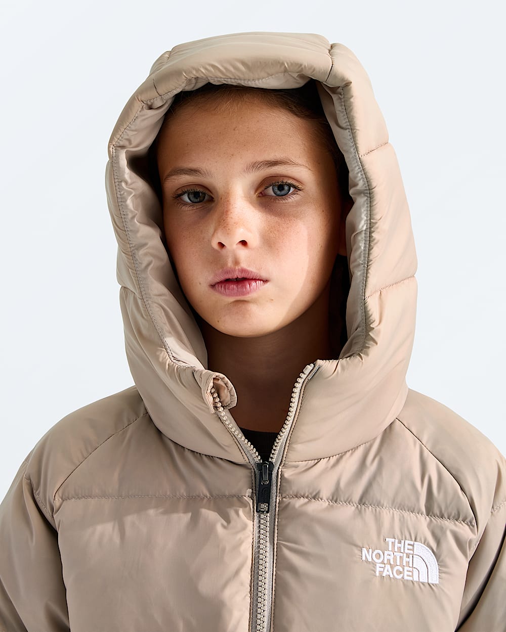 Manteau  capuchon en duvet Hydrenalite pour filles TNF MODELHOOD2