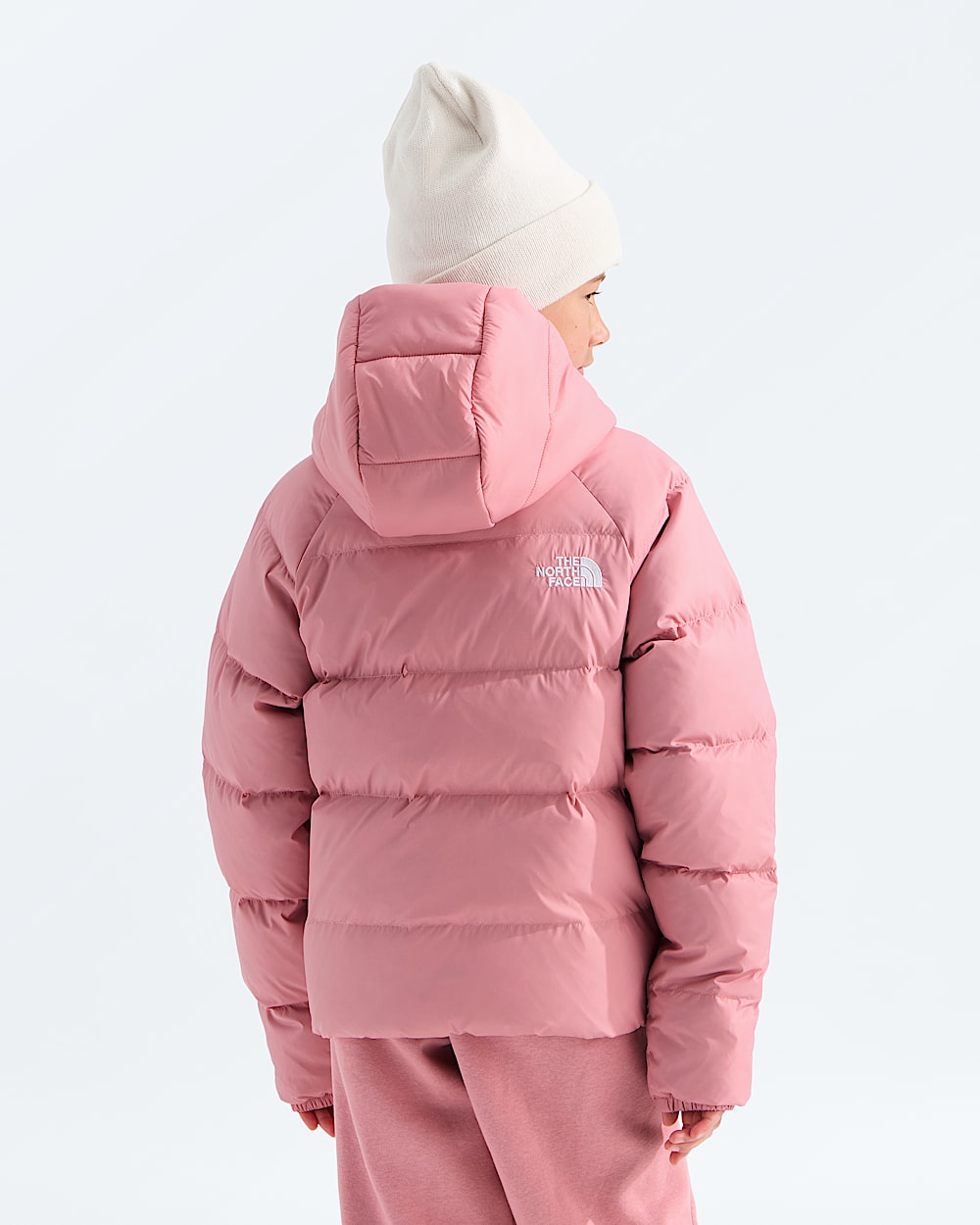 Girls Hydrenalite Down Hooded Jacket TNF BACK