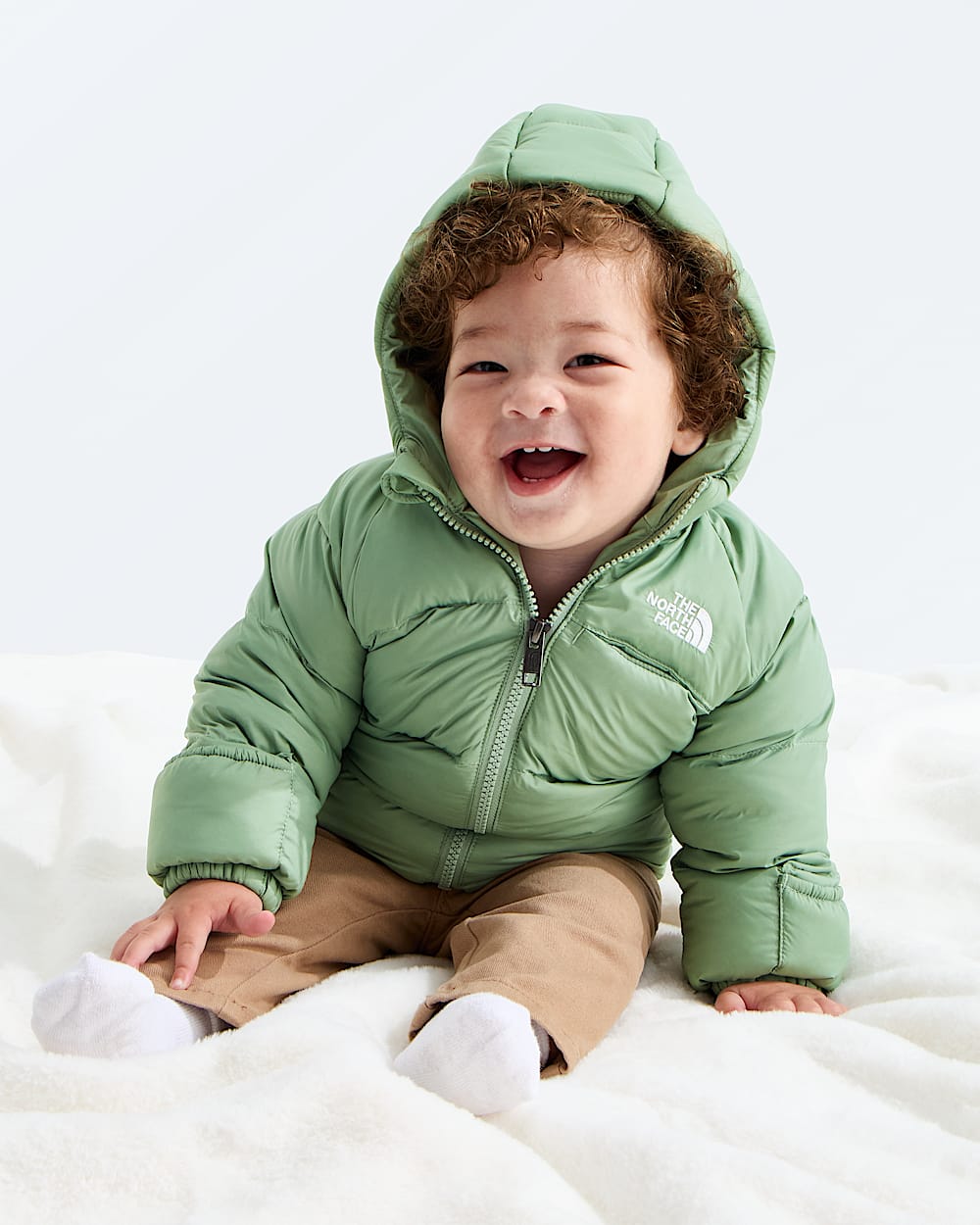 Baby Hydrenalite Down Hooded Jacket TNF Main
