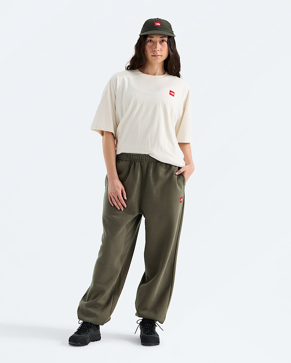 Mens TNF Red Box Sweatpants TNF ALT1