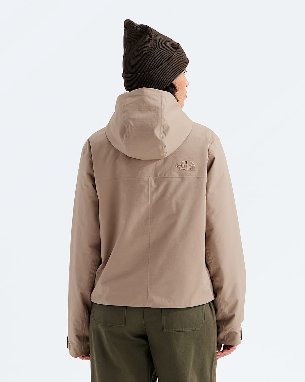 Womens TNF Range Lightweight Hooded Jacket TNF BACK
