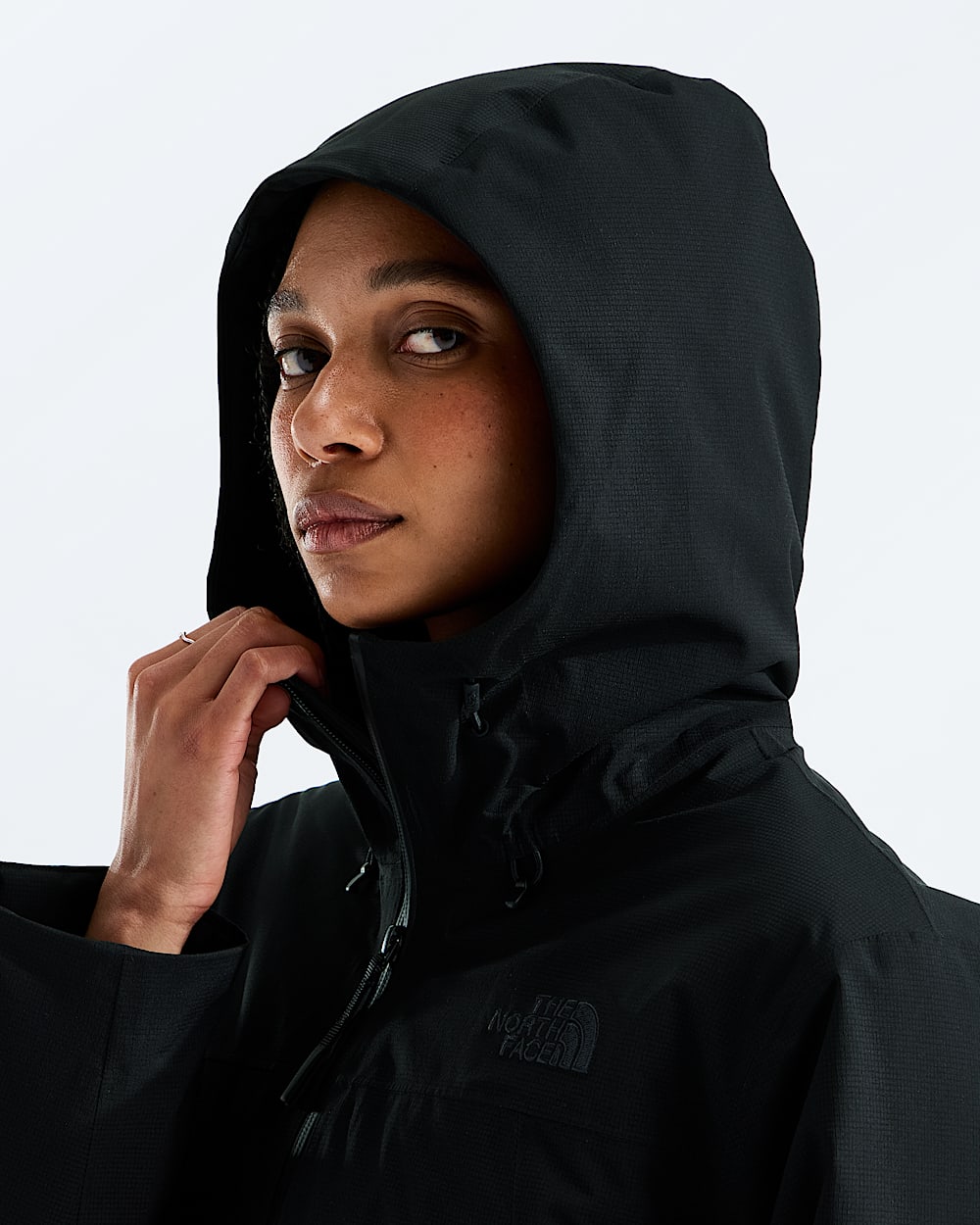 Womens TNF Range LT Hooded Jacket TNF MODELHOOD2