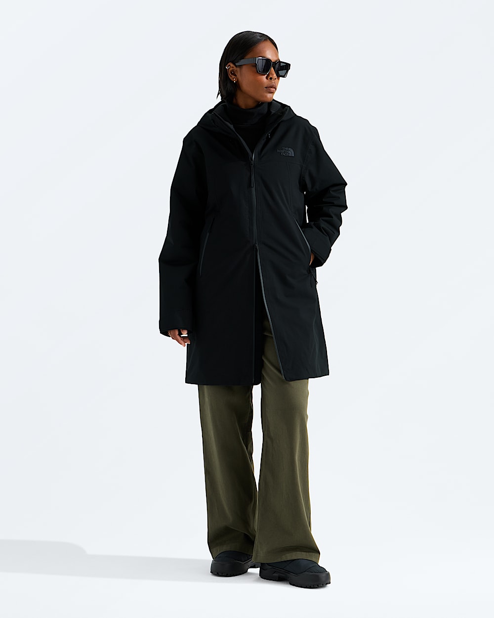 Womens TNF Range Lightweight Hooded Parka TNF HERO2