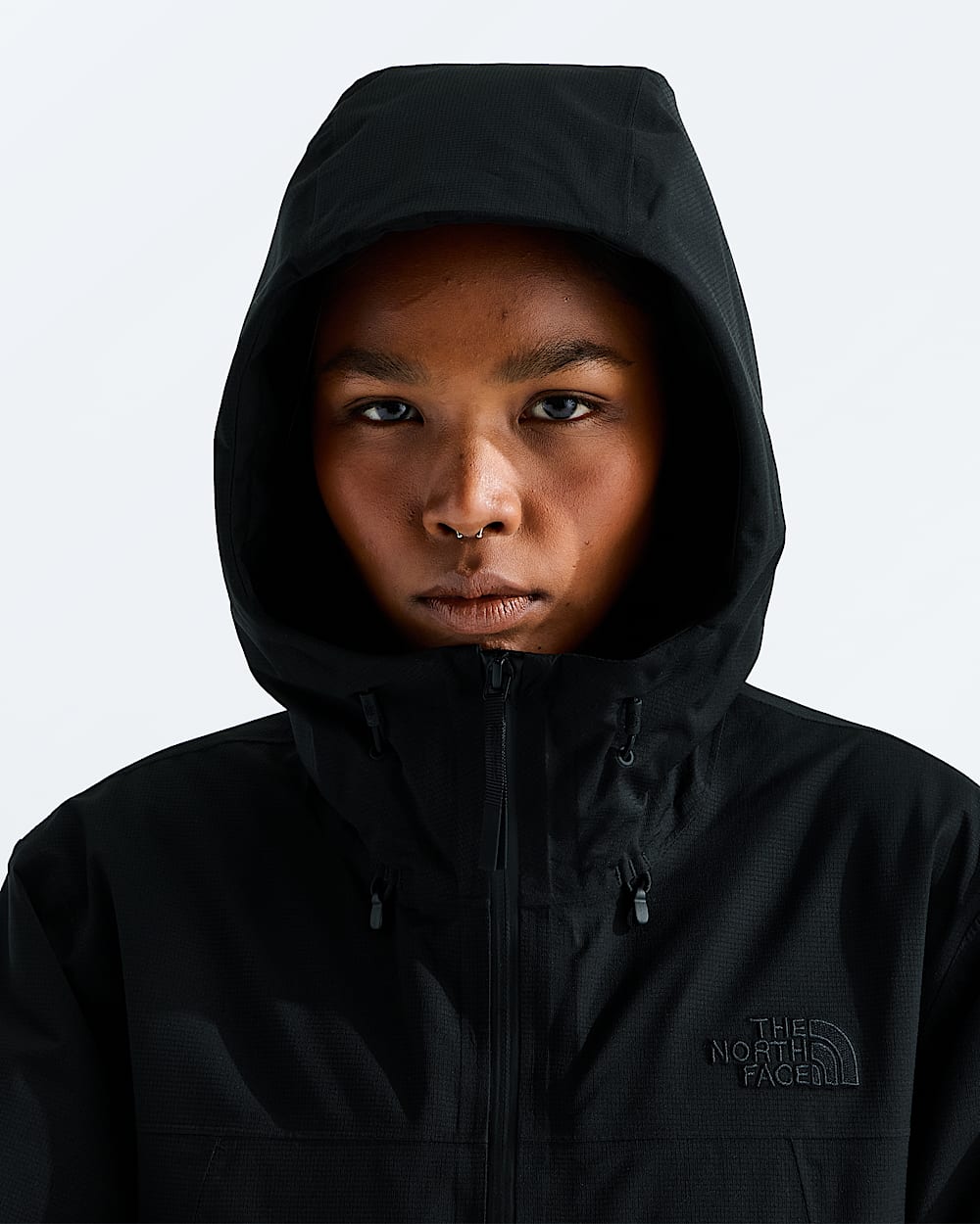 Womens TNF Range Lightweight Hooded Parka TNF MODELHOOD2