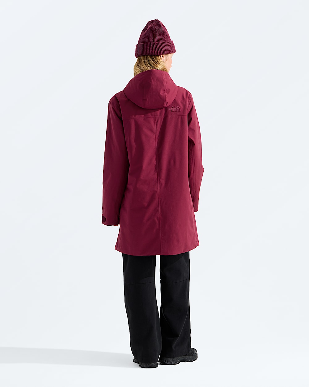 Womens TNF Range Lightweight Hooded Parka TNF BACK