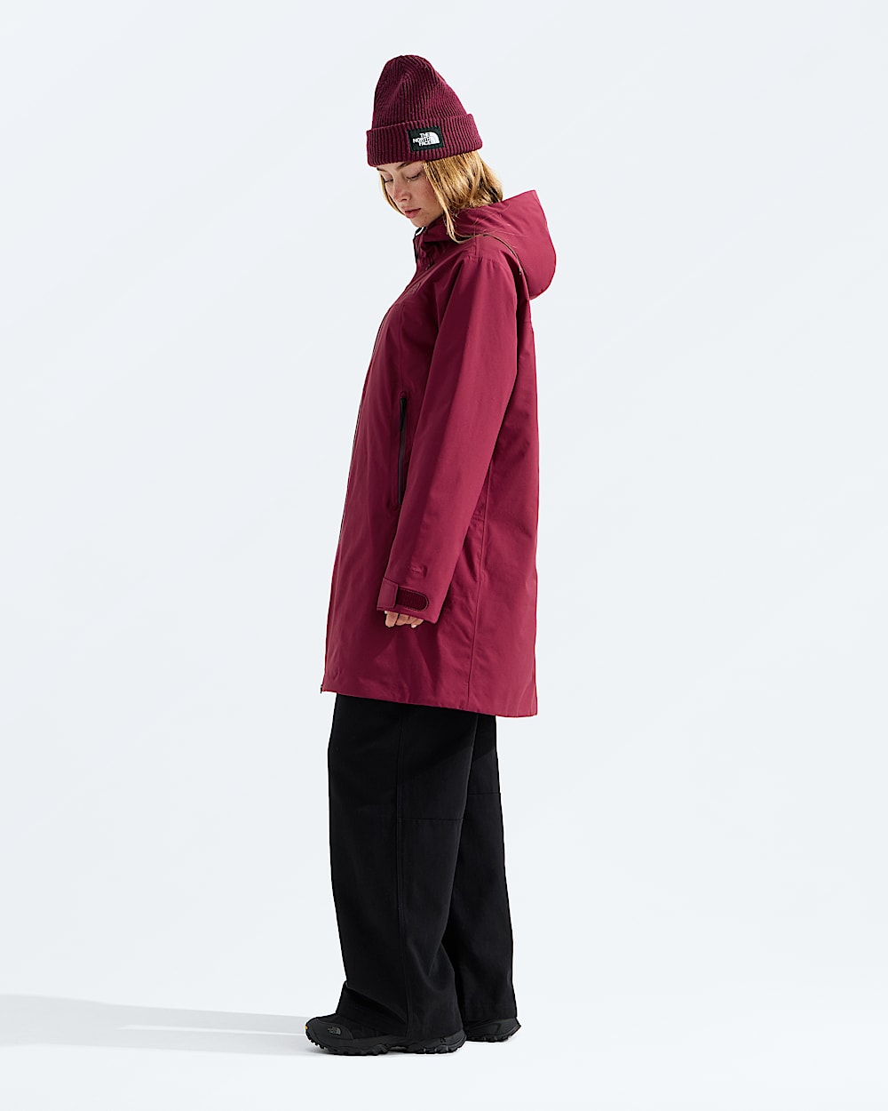 Womens TNF Range Lightweight Hooded Parka TNF MODEL34