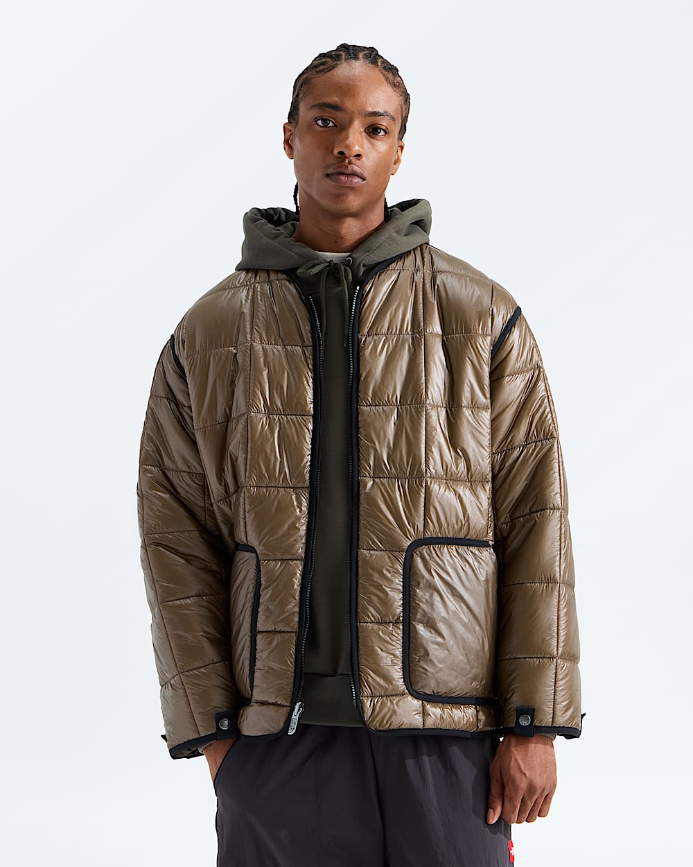 Mens TNF Red Box Liner Jacket TNF HERO