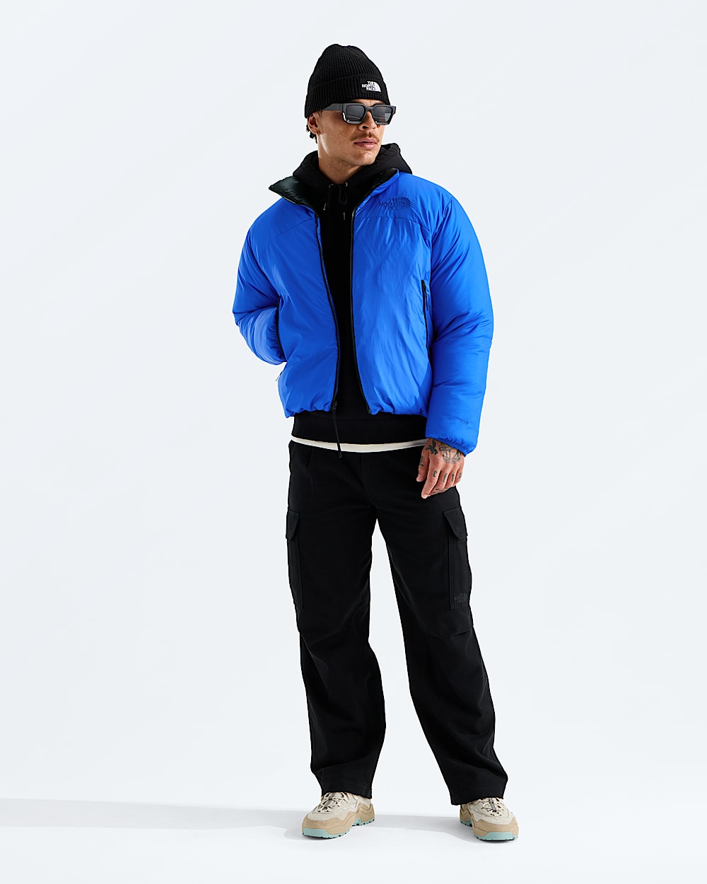 Mens Pertex Nuptse Reversible Jacket TNF HERO2