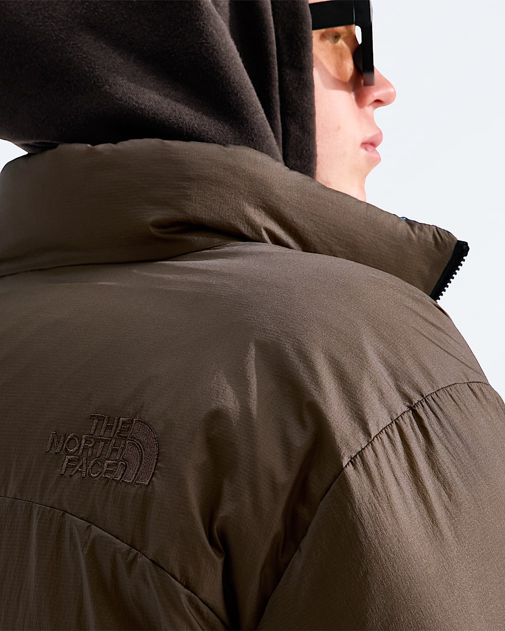 Mens Pertex Nuptse Reversible Jacket TNF MODELCLOSE1