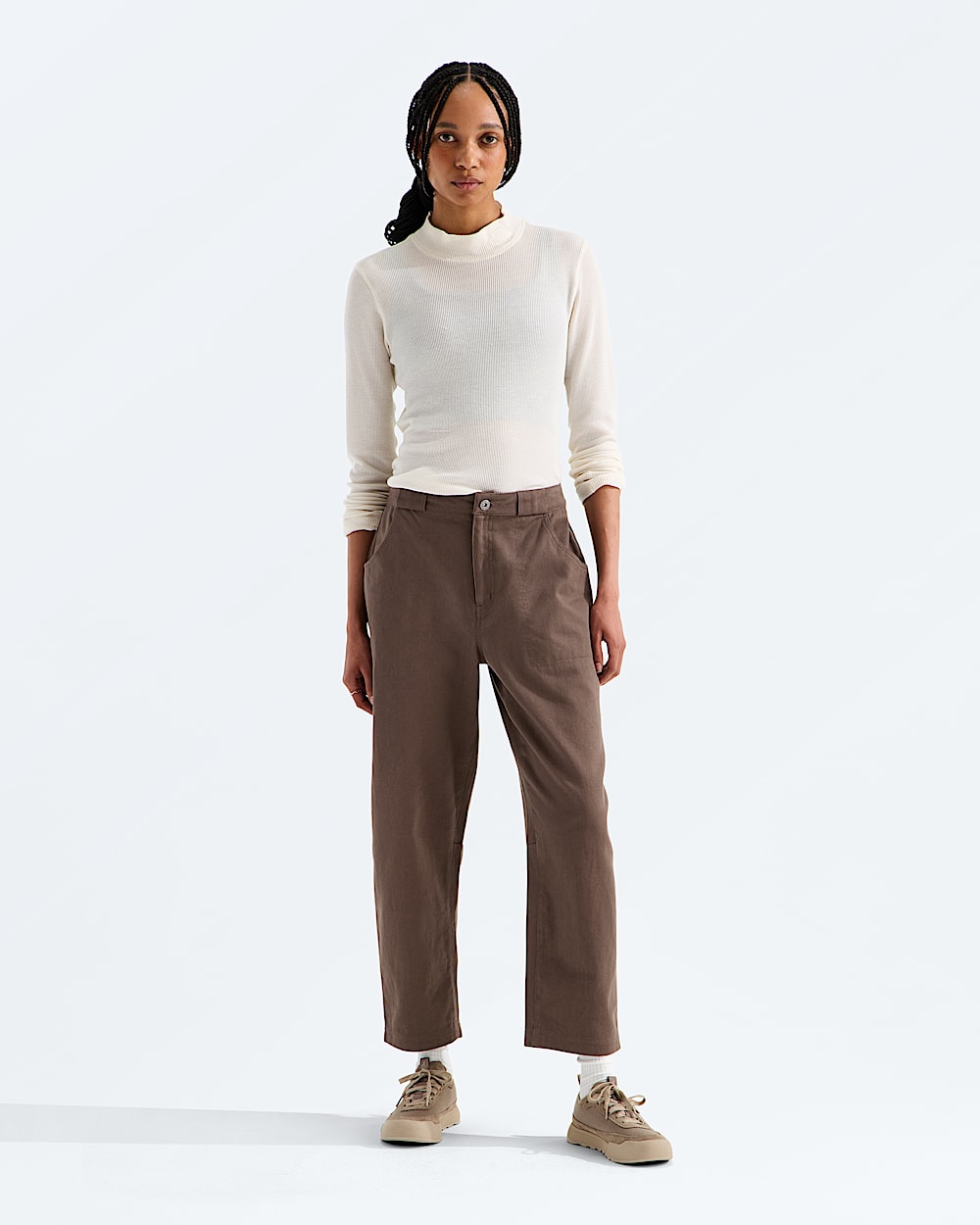 Womens Pinecrest Heavy BarrelLeg Pants TNF Main